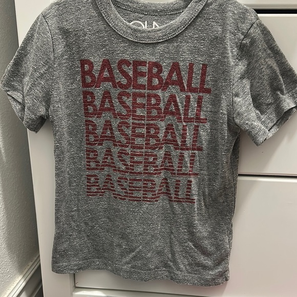 Gray Baseball Kids T-Shirt - Picture 1 of 1